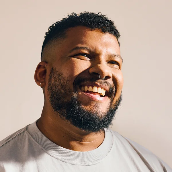 adult man smiling